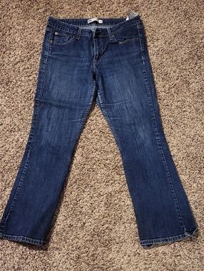 Levi's Women's Dark Blue Flare Jeans